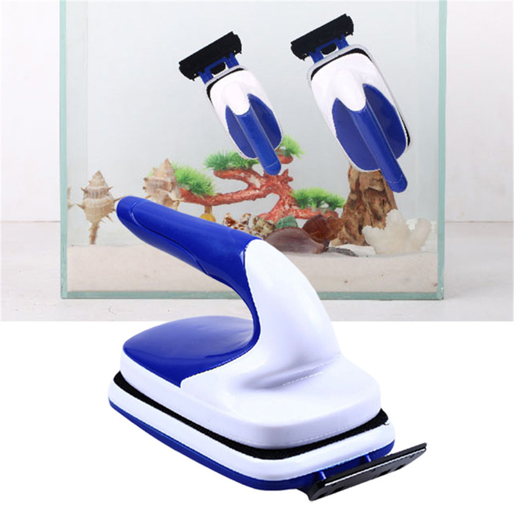 Marine Aquarium Glass Scraper - Aquarium Practical Floating Magnetic Brush Fish