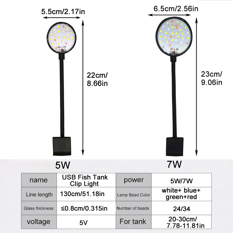 USB Aquarium LED Lamp Fish Tan - Marine Aquarium Lamp review and price
