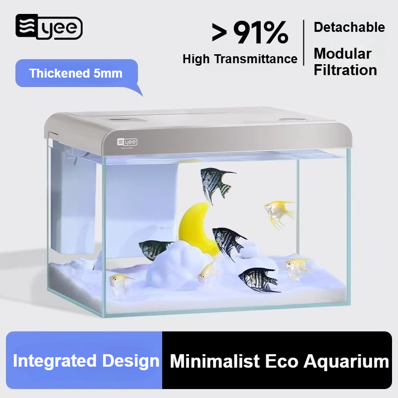 Ultra Clear Glass Desktop Aqua - Marine Aquarium All In One review and price