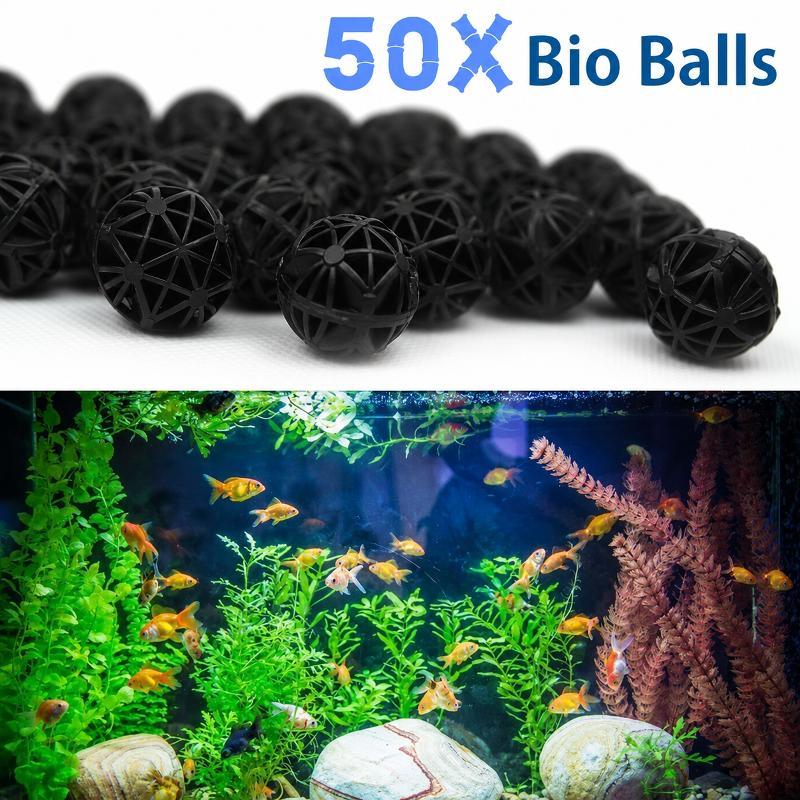 50Pcs 16mm Aquarium Bio Filter - Marine Aquarium Water review and price