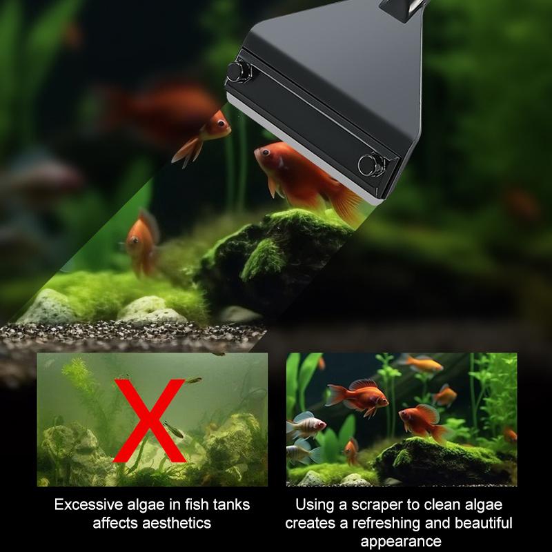 Aquarium Algae Remover Aluminu - Marine Aquarium Glass Scraper review and price
