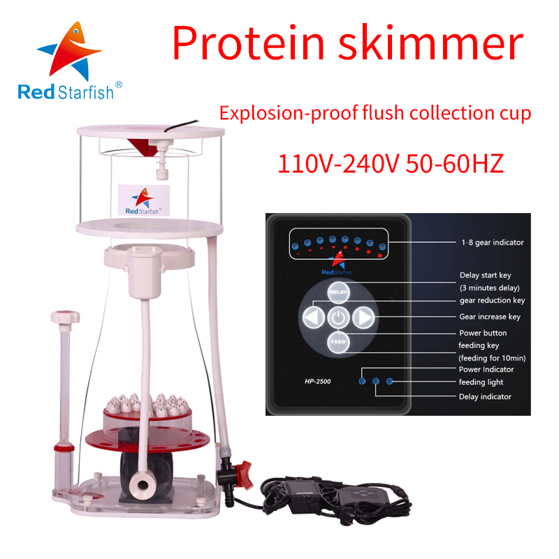 110-240V Red Starfish  Aquariu - Marine Aquarium Protein Skimmer review and price