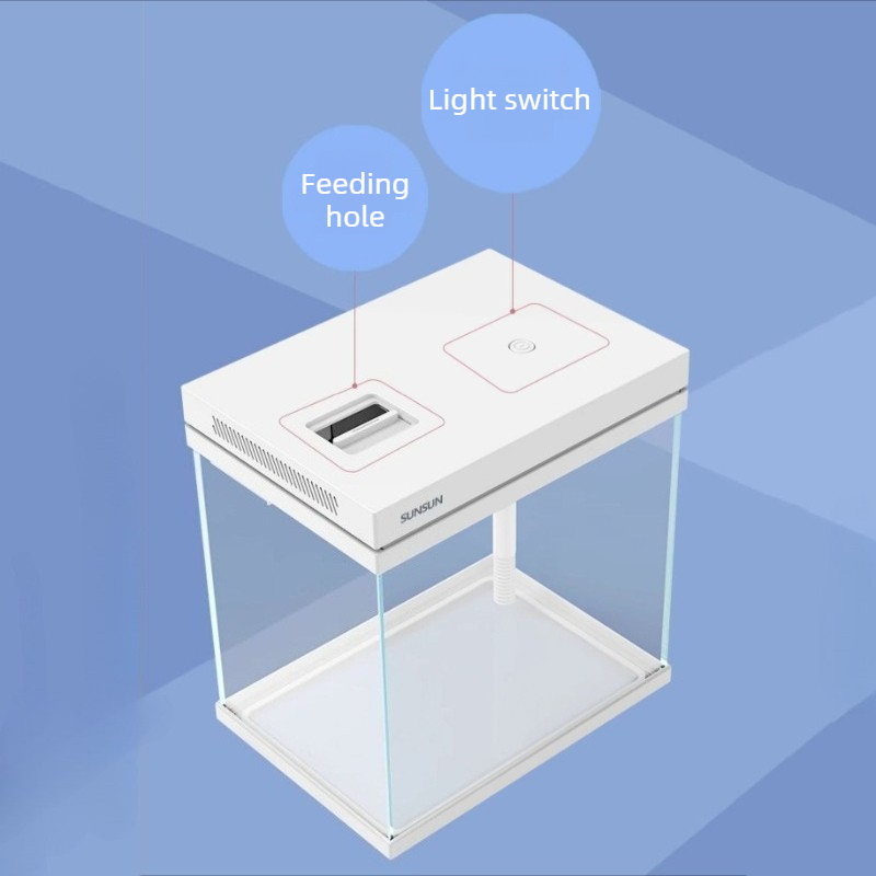 Glass Fish Tank Desktop Cyclic - Marine Aquarium All In One review and price