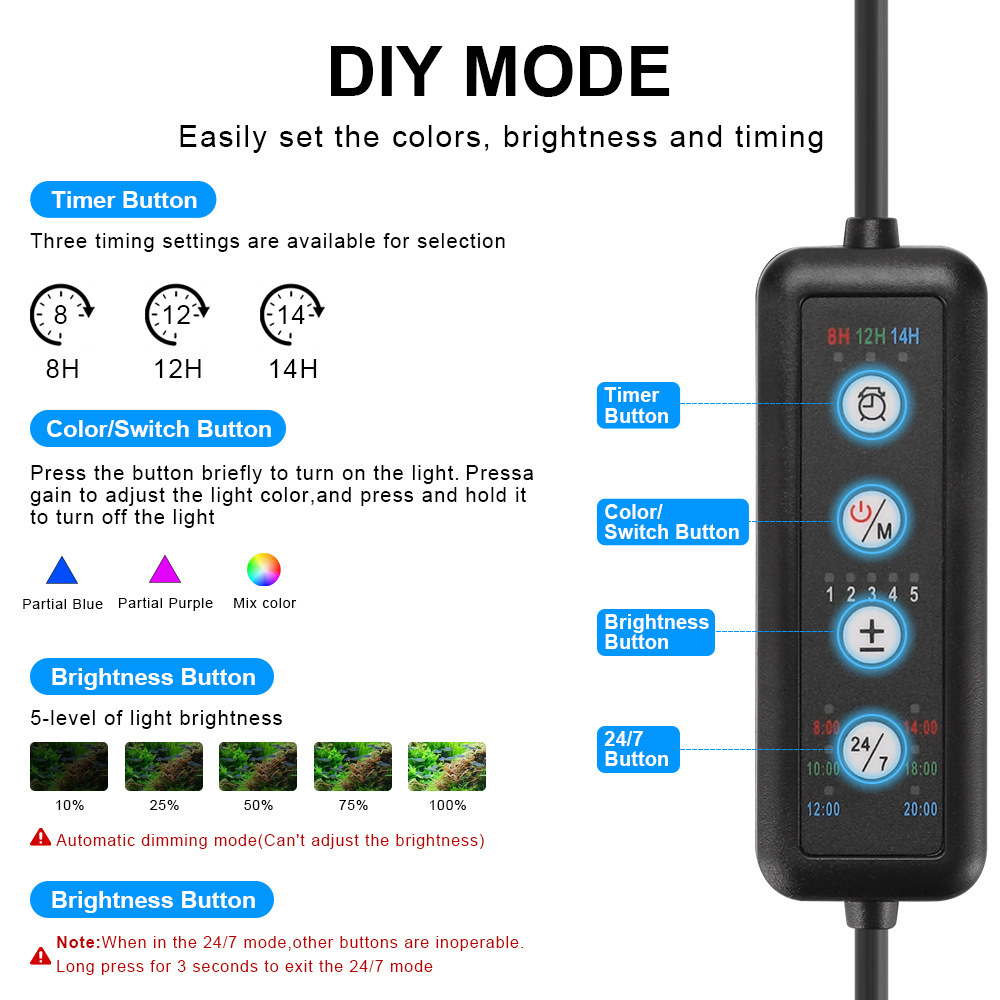 LED Aquarium Light Full Spectr - Marine Aquarium Lamp review and price
