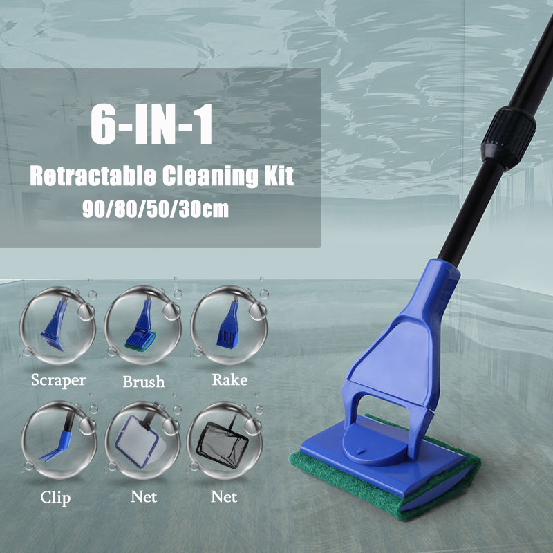 6-IN-1 Aquarium Cleaning Tools - Marine Aquarium Glass Scraper review and price